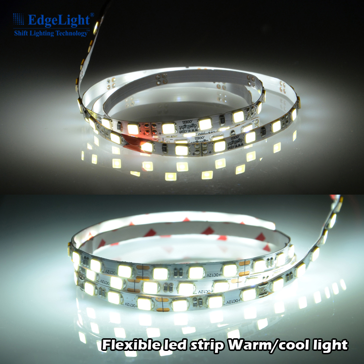 High Lumen brightness 12V outdoor led strip light 2835 bulbs white light advertising solution luces de navidad led