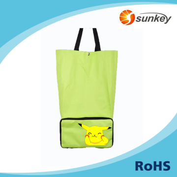 Collapsible advertising green shopping bag