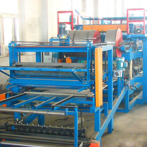 Industrial use semi automatic steel made sandwich panel machine