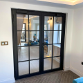 Floor-to-ceiling double glass door casement door