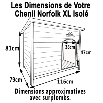 Chenil de chien avec sol amovible