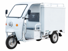 White express delivery vehicle