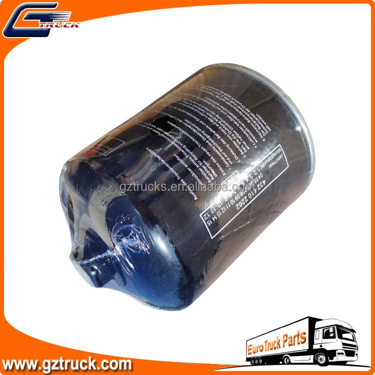 European Truck Auto Spare Parts Air Dryer Cartridge Oem 4324102262 for DAF Truck Air Dryer Filter