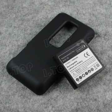 For HTC EVO 3D extended battery,3.7V 3500mAh, Made in china