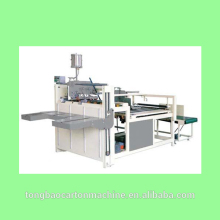 Semi-automatic folder gluer machne of carton