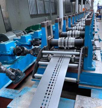 Cold-formed nine-fold production line