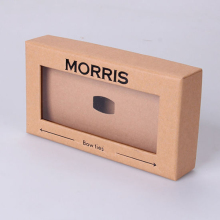Kraft Paper Carboard Gift Boxes with PVC Window