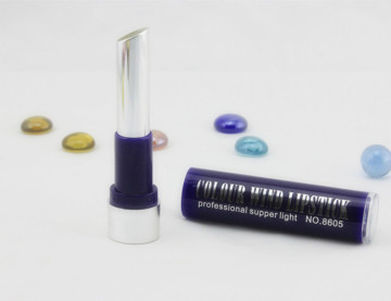 Light Round Blue Lipstick Container