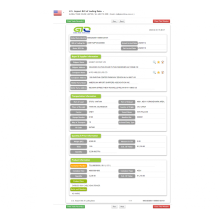 US import B / L data para sa HDMI cable.