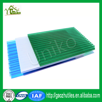 china extruded guangdong botanical gardens polycarbonate two wall pc sheet PC cellular sheet