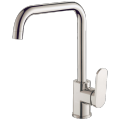 Brass single lever kitchen sink faucet