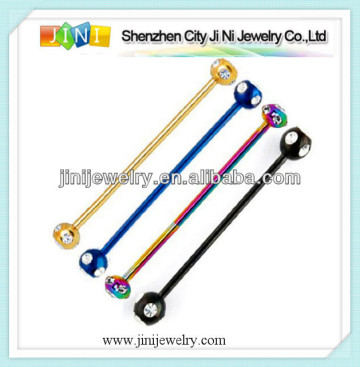 body jewelry industrial piercing barbell