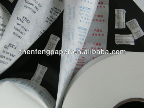 heat sealing slica gel packing paper