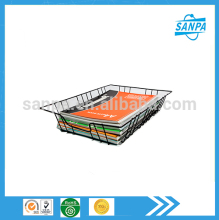 Hangzhou Supplier New Stlye Office Metal Wire File Tray/Document Tray/Wire Basket Holder