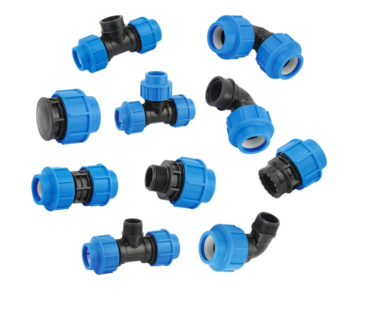 Quick Connect PP Compression Fittings for Water Supply plug fitting