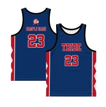 Custom Mesh Embroidery Sport Youth Team Basketball Wear