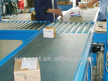 Fire resistant conveyor belt for postal Industry