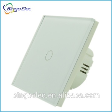 new EU/UK standard 1gang 1way touch wall switch