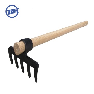 Small Size Garden Farming Tools: Steel Landscape Fork Hoe