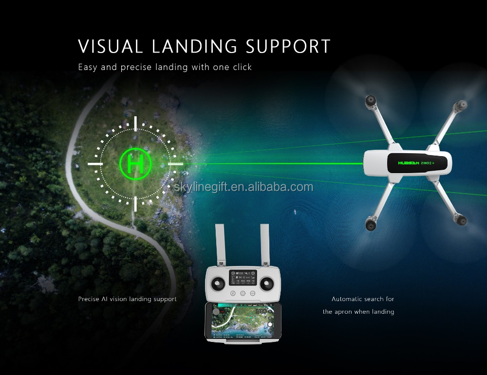 Brand New Hubsan Zino 2 PLUS RC Camera Drone GPS 9KM FPV 4K 60fps 3-axis 35mins Flight RC Quadcopter