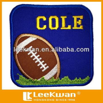 rugby american football logo embroidery patch