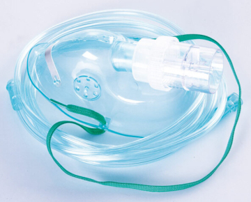 Disposable oxygen nebulizer mask