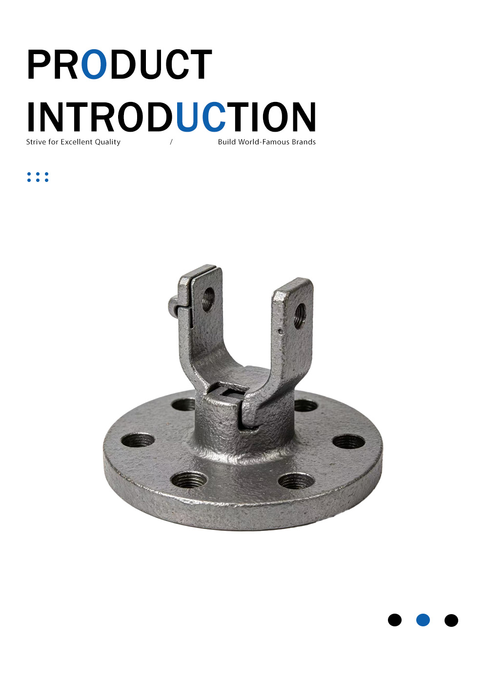 Литье фланцевого кронштейна Flange Bracket Casting