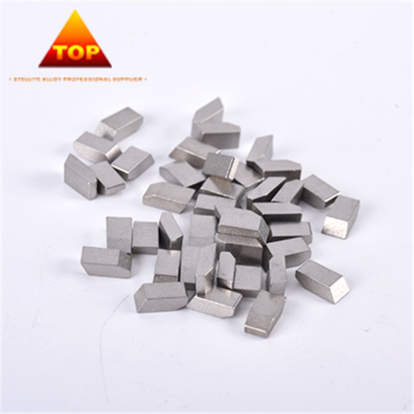 Application Cutting Wood Band Stelite Alloy Triangle Saw Blade Teething Tips