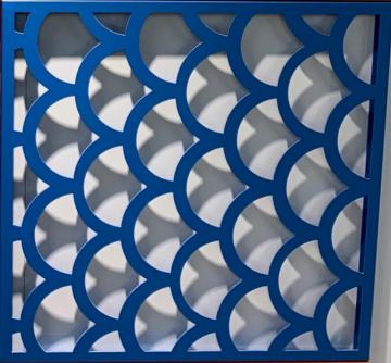 Perforated Bendable 2.5mm-4mm Aluminum Perforated Sheet