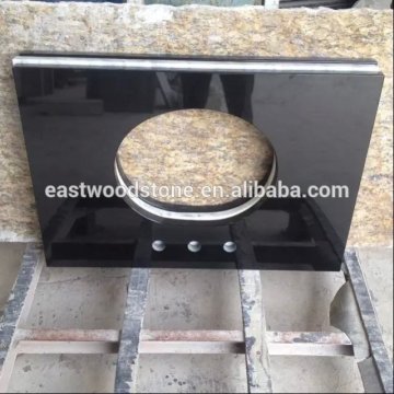 one piece vanity top bathroom vanity top sink black granite
