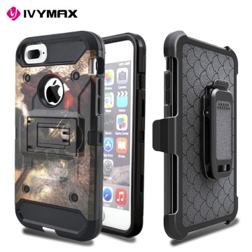 IVYMAX New Arrival Product For iphone 7 plus Armor Holster Case
