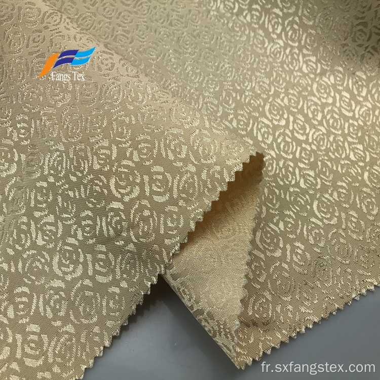 Tissu de rideau de coussin de textile à la maison de jacquard de polyester