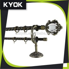 KYOK new designs double curtain rods factory & curtain rod accessories wholesale ,curtain rod accessories