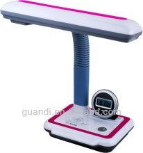 electrical clock Reading table Lamp for student