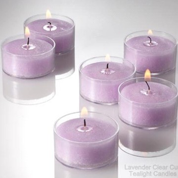 votive tealight candle with glass holder