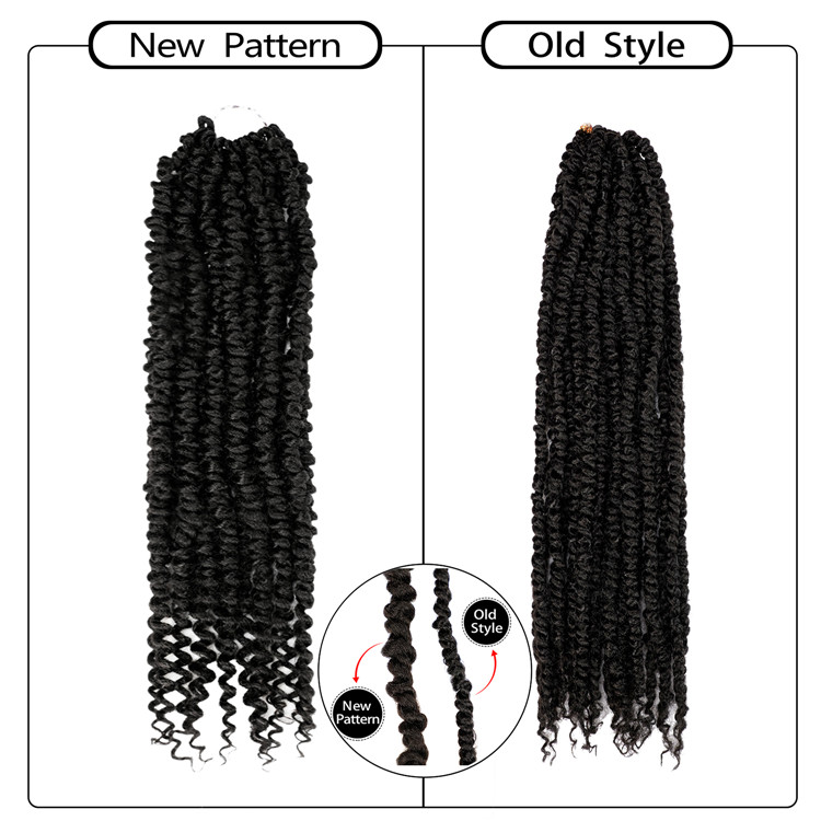 20inch New Style Pre Twisted Passion Twist Crochet Braids Synthetic Hair Extension Braiding Hair