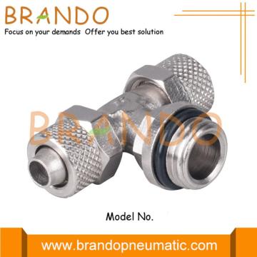 Ανδρικός κλάδος Tee Swivel Fast Twist Pneumatic Fittings