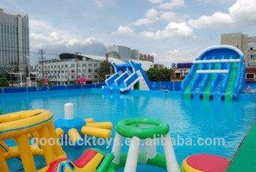 commercial grade Lake Inflatable Water Toys , Water Park Equipment For Sale