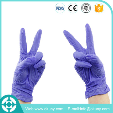 New product powder free disposable cheap nitrile gloves
