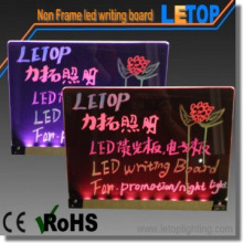 non frame led desk board