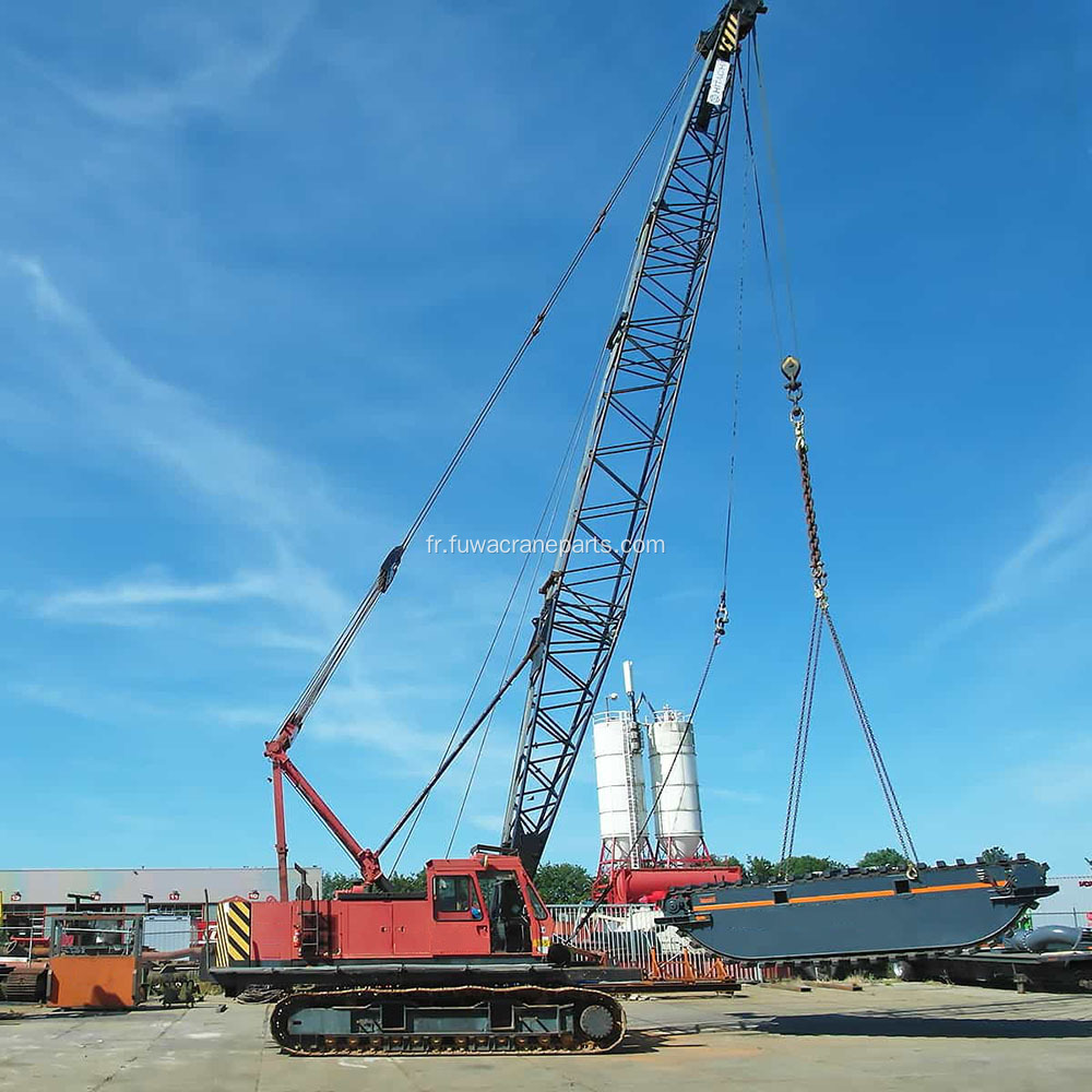 Grue sur chenilles à flèche pour équipement lourd en Soldes