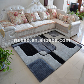 silk carpet polyester shaggy carpet tile Tianjin