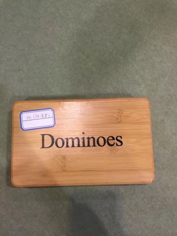 Custom Melamine Dominoes Game Set In Luxury Box