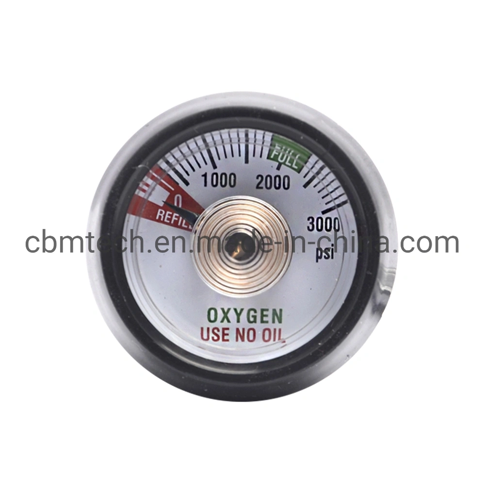 Medical Oxygen Regulator Pressure Gauge with Good Quality