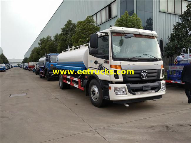 Foton 12ton Water Sprinkling Tank Trucks