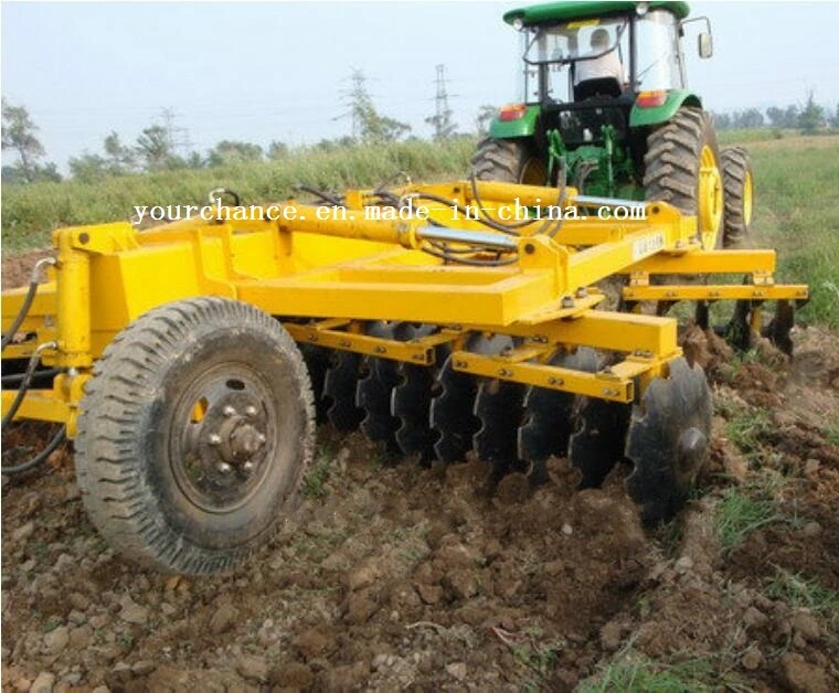 Factory Supply Farm Tractor Implement Full Series Light Middle Heavy Duty 1.1-7.2 M Width Disc Harrow Hydraulic Disk Harrow for 12-280HP Tractor