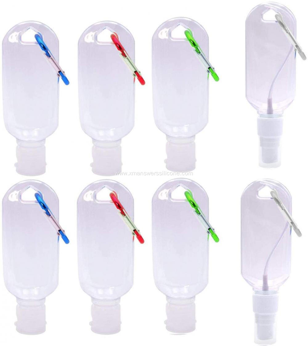 Travel Bottles Refillable Hand Sanitizer Bottles with Hook