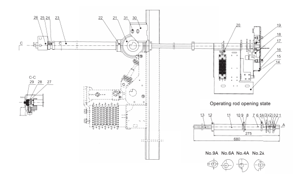 Whole Teeth Bidirectional bevel helical gear for Earthing Switch Operation Mechanism Interlock Device