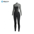 Seaskin 4/3mm Lady Surf Wetsuit 전면 지퍼 습퍼 잠수복