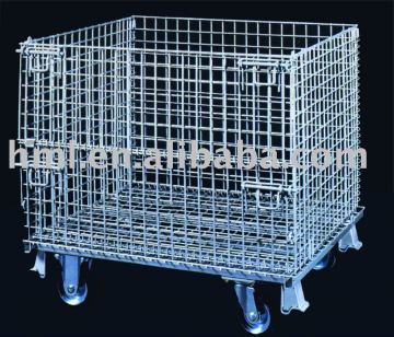 Stackable Storage Container, Wire Mesh Container, Metal Container